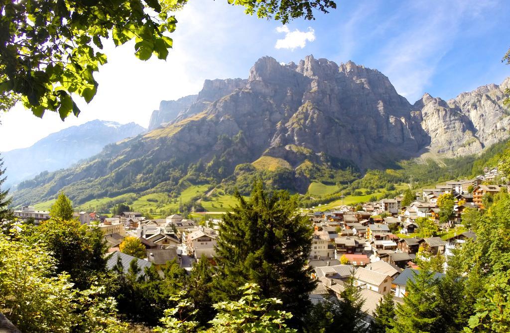Residence Les Sources Des Alpes Leukerbad Exteriér fotografie