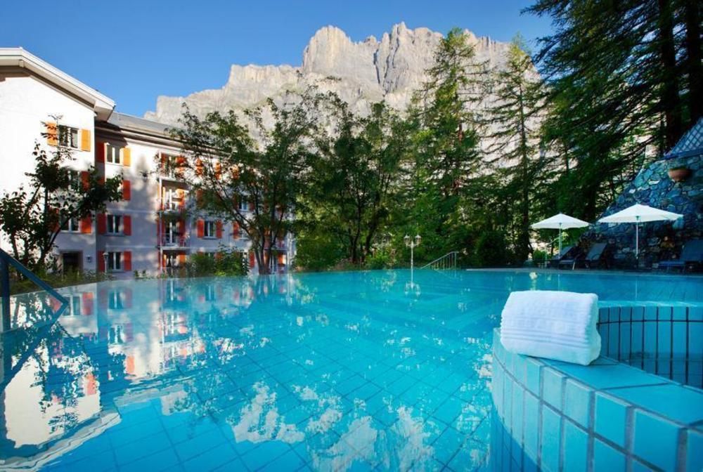 Residence Les Sources Des Alpes Leukerbad Exteriér fotografie