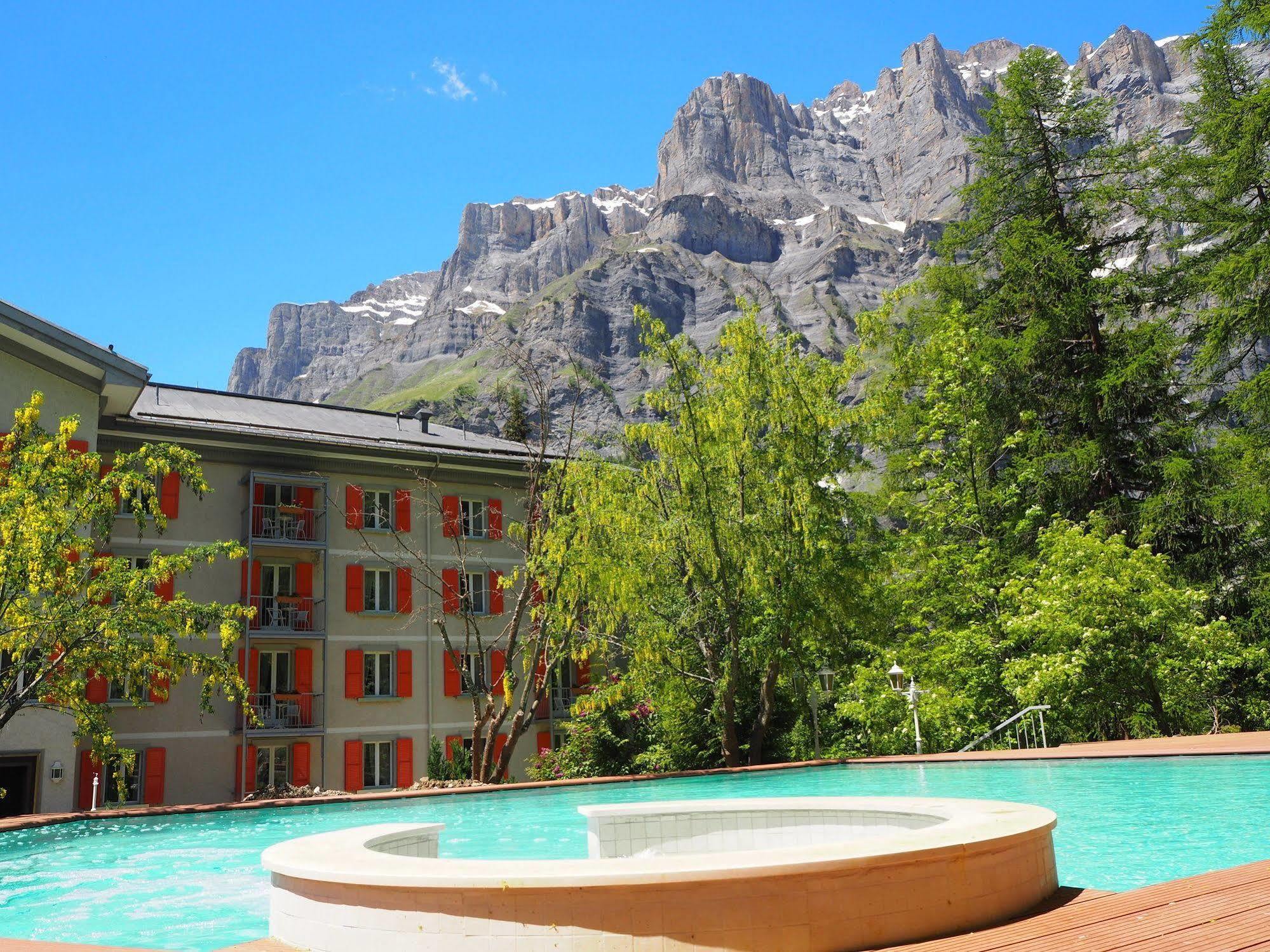 Residence Les Sources Des Alpes Leukerbad Exteriér fotografie